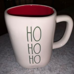 Rae Dunn Green Letter Ho Ho Ho Mug